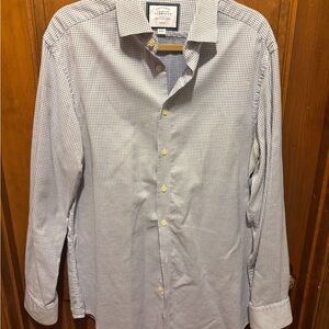 Brooks Brothers Men's Blue Checkered Shirt